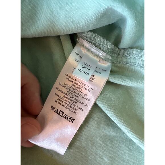 BDG Urban Outfitters M Faded Mint Green Heavy Duck Cotton Button Down Barn Shirt - Picture 4 of 8